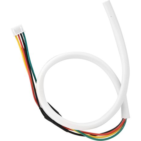 Câble en cuivre blanc flexible rond de 0,5 mm², 4 conducteurs, 30 m, pour interphone vidéo
