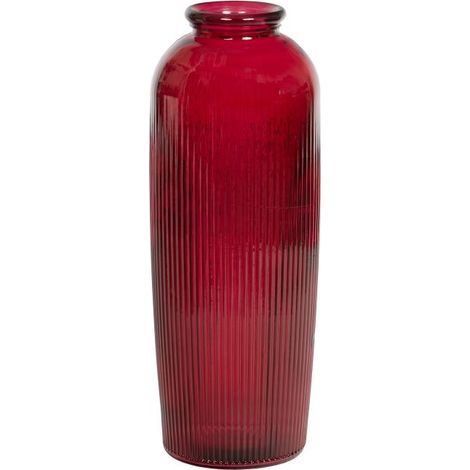 Amadeus - Vase Daroca framboise H 72 cm en verre recycle