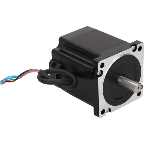 Moteur pas à pas biphasé NEMA34 86, angle de pas de 1,8°, couple de 6 Nm, profil d'arbre cannelé FY86EM400A-14J (1/5)