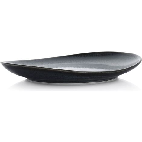 Time Frühstücksteller, schwarz, 22 cm, schwarz