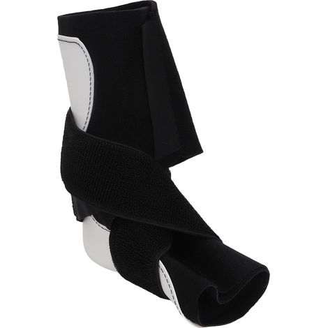 Attelle de cheville pour pied tombant, fixation respirante et confortable, soutien antidérapant, protection renforcée, usage double, pied gauche, taille L/XL (pointure 42-47), idéale salle de sport. (1/5)