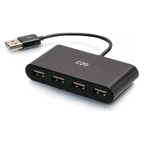 C2G 4-Port USB-A 3.0-Konzentrator - SuperSpeed USB 5 Gbps