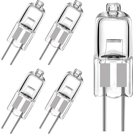 Lot de 5 Ampoule G4,10W,12V,Halogène,Blanc Chaud,2800K,Dimmable,Cuisine,Salon