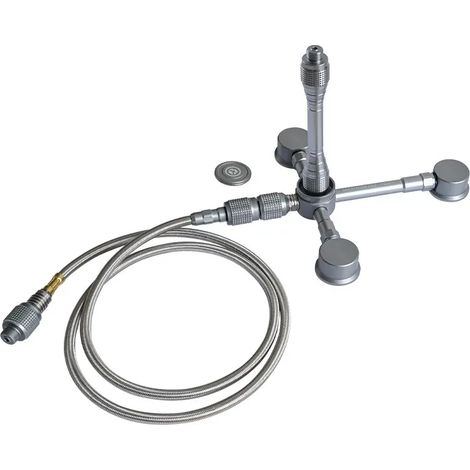 Adaptateur butane 3 en 1, tête de cartouche de gaz, adaptateur de conversion, buse, convertisseur butane pour réservoir plat, convertisseur pour réchaud de camping extérieur, réchauds de cuisine porta (1/4)