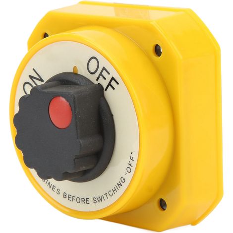 Interrupteur marche/arrêt étanche pour batterie 6-32 V à circuit unique, coupe-circuit et isolateur de puissance pour camping-car et bateau (1/5)