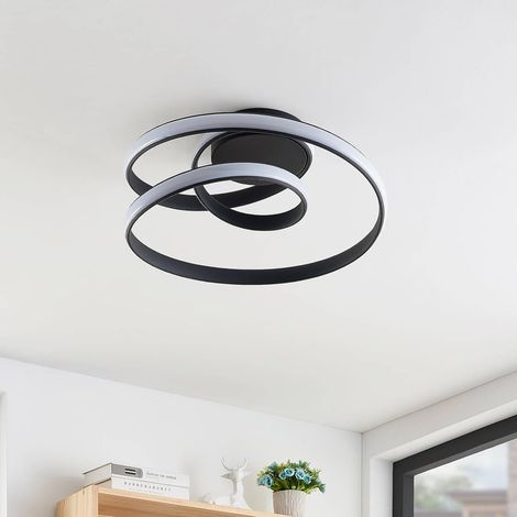 GOECO Modern Minimalist Design LED Ceiling Light, D30xH11 cm, White, White Light, 36W, 220V (1/5)