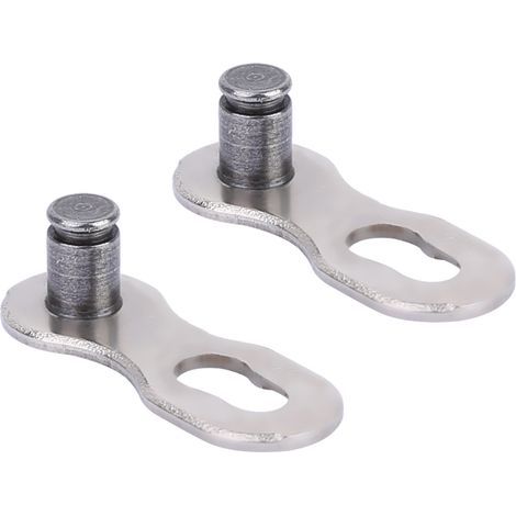 1 Paire de Maillon Rapide pour Chaîne de Vélo de Montagne 9 Vitesses, Connexion Argentée (1/5)