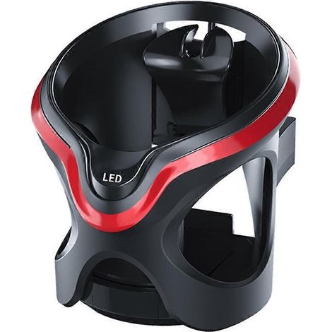 Porte-gobelet multifonctionnel pour voiture avec lumière LED anti-vibrations --- (1/5)