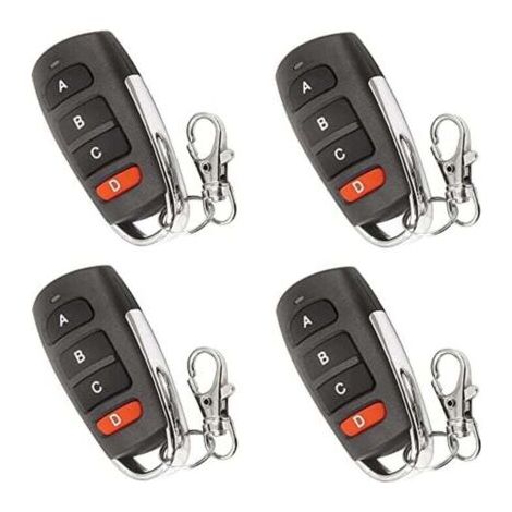 BARKBUSTERS 4 Pièces Duplicateur Universel Télécommande Porte Garage Portail Clés Remplacement Compatible (1/4)