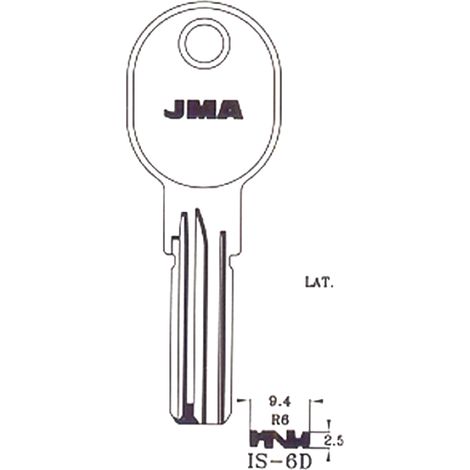 LLAVE SEGURIDAD IS-6D - JMA