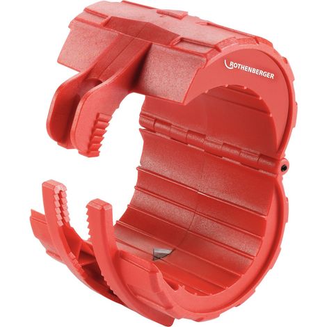 Rothenberger – Coupe-tubes ROCUT Plastic Pro 40 - 50 mm pour PE, PP, PVC – Coupe nette en espaces restreints – 1000003106 (1/6)