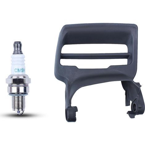 Protecteur de poignée de frein de chaîne pour tronçonneuses Husqvarna 550XP 550 XP 550 XPG avec bougie Remplacer 522677501 Protecteur de poignée avec bougie (1/2)