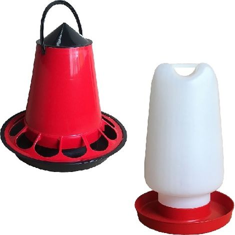 5 kg Feeder Pack + Trinker 6 l fЩr HЩhner und GeflЩgel