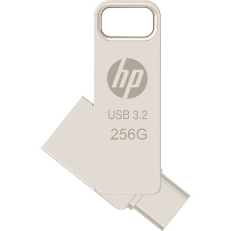 HP HPFD206C-256 unità flash USB 256 GB USB Type-A / USB Type-C 3.2 Gen 2 (3.1 Gen 2) Argento (1/4)