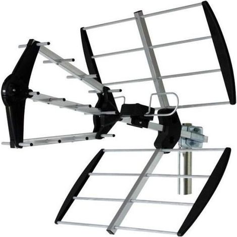 ANTENNE DE TOIT MAISON TNT HD TELE TV TELEVISION EXTERIEURE UHF FILTRE LTE 4G