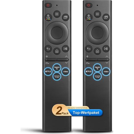 Lot2, pour Telecommande Samsung Smart TV, Universelle pour Samsung (1/5)