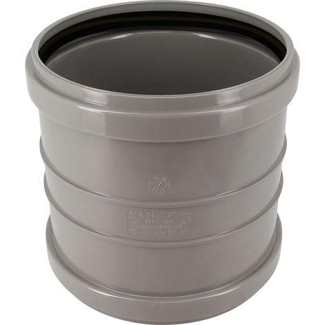 Manchon coulissant CR4 Ø200 Femelle Femelle Joint standard Gris (1/4)