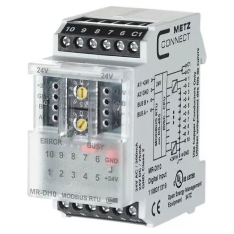 Metz connect 1108311319 Modbus 10DI 24VAC/VDC module, Metz Connect