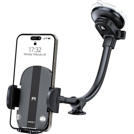 Handyhalterung für die Windschutzscheibe – Stärkerer Saugnapf – Handyhalterung für das Armaturenbrett – Kompatibel mit iPhone 14/13/12 Pro Max, Samsung S22 und mehr (1/5)