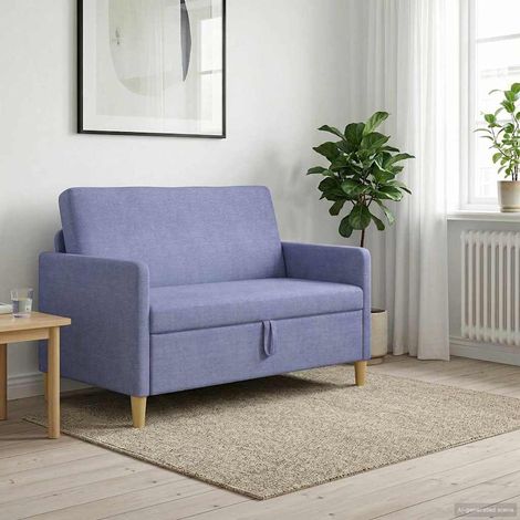 Teenpull – Sofa mit Stauraum Jeans blau 122 x 78 x 87 cm Polyester (1/5)