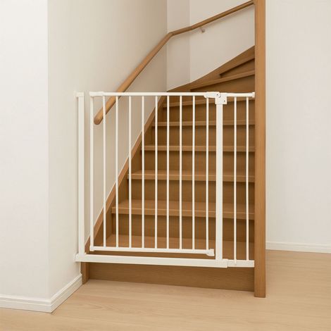 Puerta de seguridad extensible para puertas y escaleras, 75-100 cm