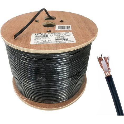 HIKVISION MATASSA BOBINA CAVO COASSIALE VIDEO RG59 CABLE 200 METRI PER VIDEOSORVEGLIANZA HKC-CA-200B