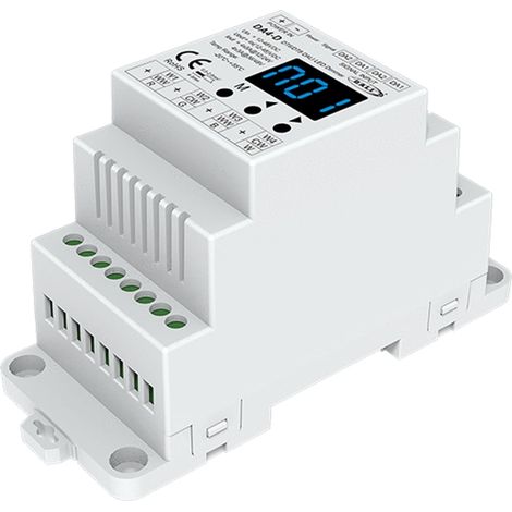 Dimmer DALI 4 canali Strisica LED per Canali DIN Bianco