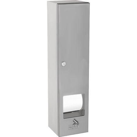 KWC Rodan WC-Rollenhalter m. Spindelsystem f.4 Rollen Aufputz CNS