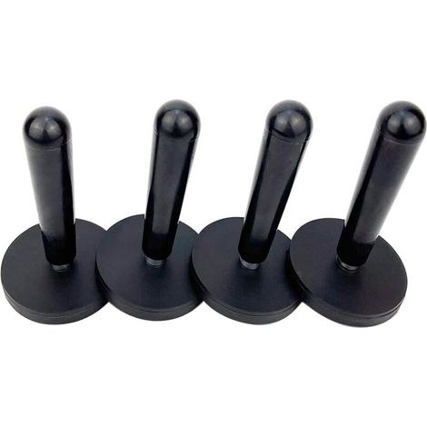 CSPARKV 4pcs Aimants en Vinyle pour Voiture, Support Magnétique pour Emballage de Véhicule, Utilisation pour l'emballage de Voiture et la Teinte des Vitres, Aimants pour Réfrigérateur(Noir) (1/4)