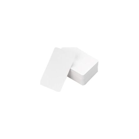 100 leere weiße Visitenkarten, Notizkarten aus Kraftpapier, Notizzettel, leere Etiketten aus Kraftpapier D-Crezuo