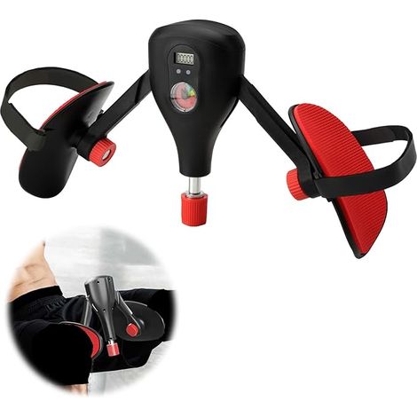 Oberschenkeltrainer Beckenbodentrainer für Männer Damen Einstellbar Winkel Stärke Beckenboden Trainingsgerät Beinpresse für Zuhause Beintrainer Oberschenkel Bein Adduktoren Trainer Zählbares
