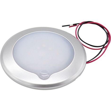 Marine LED ceiling light with touch control, suitable for motorhomes and RVs, 12V, marine and yacht lighting accessories - small white (9516MM) - 120 (1/4)