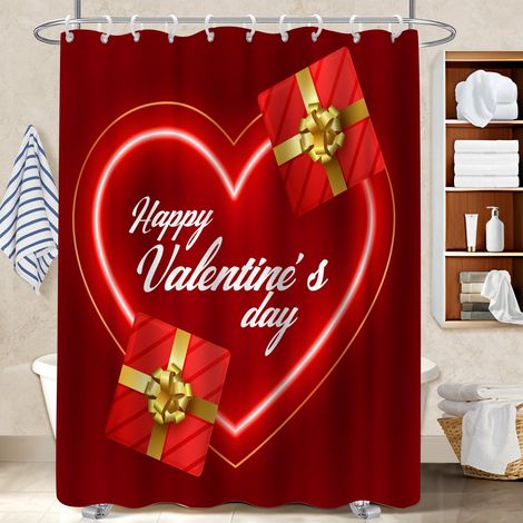 Rideau douche polyester 180x180 tendance protection douche pour les fêtes de fin d’année (1/5)
