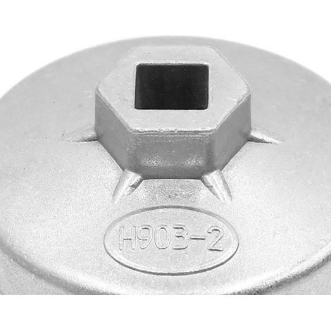 Clé pour filtre à huile 8 Flûtes 74mm Dia Interne métal Clé filtre huile Dissolvant Auto camion (1/5)