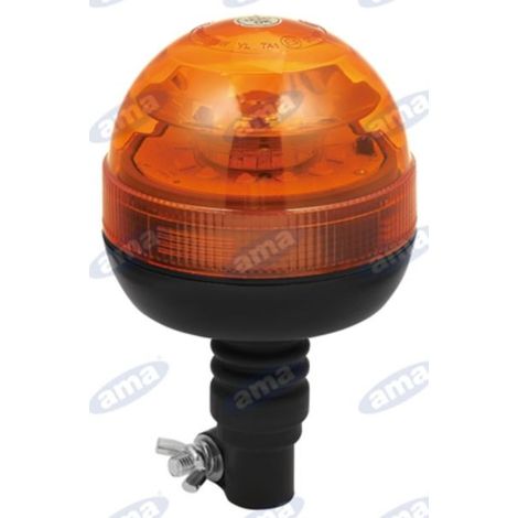 Girofaro LED 12-24V base flessibile attacco ad asta 209x127mm trattore agricolo