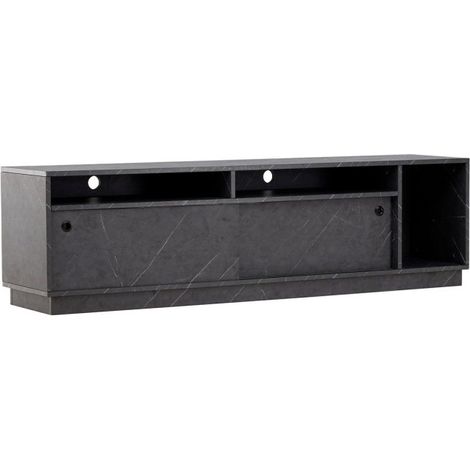 Meuble TV Design "Girona" 180cm Noir (1/5)