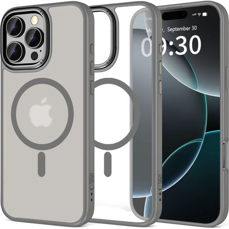 Tech-protect MagSafe per iPhone 16 PRO MAX in titanio/canna di fucile (1/5)