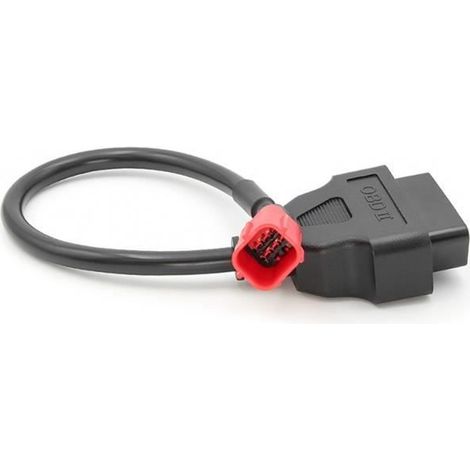 Motorrad-OBD-Adapter 6 auf 16 Pin OBD2 Diagnosekabel-Verlängerungsstecker für Honda, Yamaha, Suzuki und Benelli
