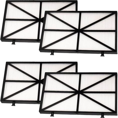 DeAwater Filterkartschen, Pool Cleaner Filter Compatible pour Dolphin Nautilus CC Plus, M200, M400, M500, Sigma, 4 pièces 9991432-R4