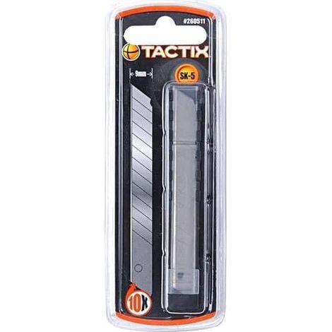 TACTIX - 10 PEZZI - LAME DI RICAMBIO PERTAGLIERINO 18MM