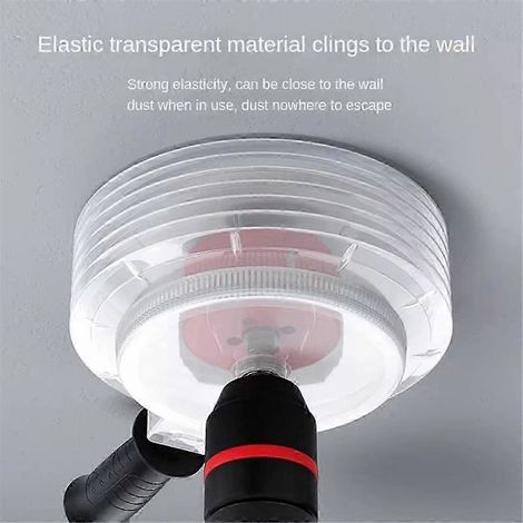 2pcs Électric Hammer Dust Collector Hole Saw Dust Collection Housse anti-poussière Housse anti-poussière avec poignée (1/5)