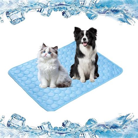Tappetino rinfrescante per cani, 100 x 75 cm. Tappetino auto-rinfrescante per cani e gatti. Coperta rinfrescante resistente per animali domestici, adatta sia per interni che per esterni. (1/5)