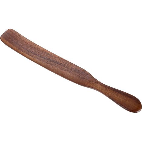 Spatule en bois à long manche, antiadhésive, idéale pour la cuisine et la pâtisserie – Design élégant pour la maison et les restaurants (1/5)