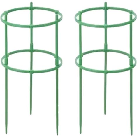 Soporte para plantas, altura ajustable, duradero, 12 piezas (1/2)