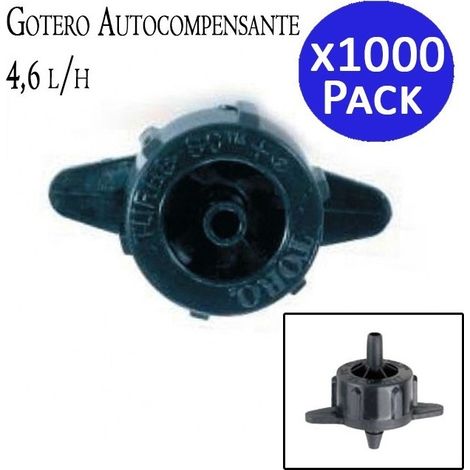 Set di 1000 Gocciolatori Autocompensanti 4,6 L/Ora  Labirinto Ampio, Autopulente e Smontabile per Irrigazione (1/5)