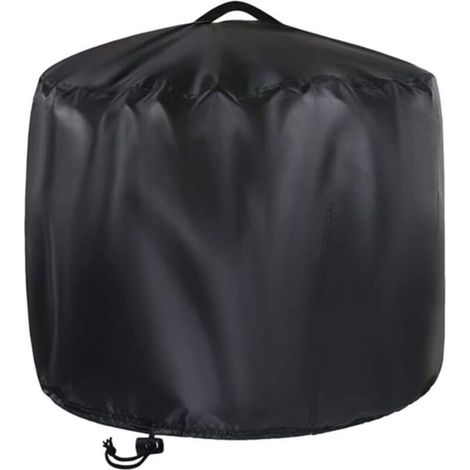 Sac de protection rond étanche pour poêle d'extérieur - Solution de rangement pour un entretien facile - Taille M(D22×H14 inch)