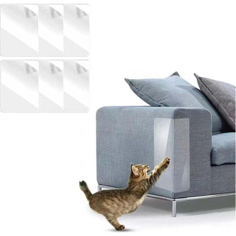 Protecteur de Rayure de Chat, 6 Pièces Protecteur de Meubles,40 x 15 cm Protection canape Chat, Protection Anti-Griffures, Protections Anti-Rayures pour Meubles Canapé Table Porte (1/4)