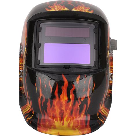 Casque de soudage à obscurcissement automatique solaire MIG MMA TIG, alimenté par batterie lithium avec secours solaire (1/5)