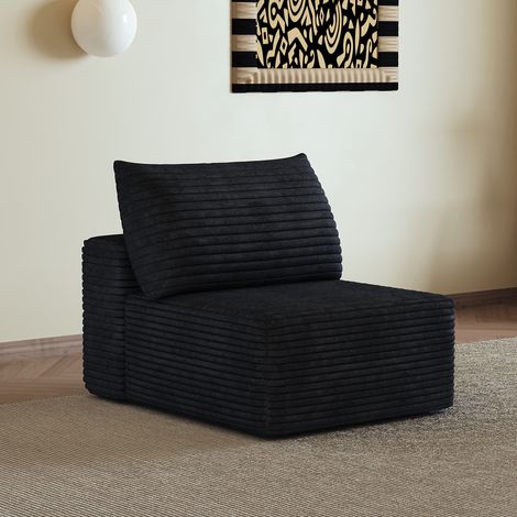 Chaise Y165-1S Noir design moderne pour une place élégante et confortable (1/5)