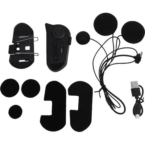 Eosnow Casque de moto sans fil Bluetooth, étanche, anti-poussière, anti-bruit, pour divers casques